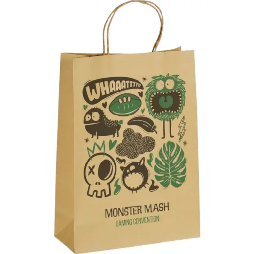 Ecological Digital Print Maxi Paper Gift Bag 150gsm Branded